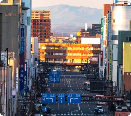 downtown Kushiro
