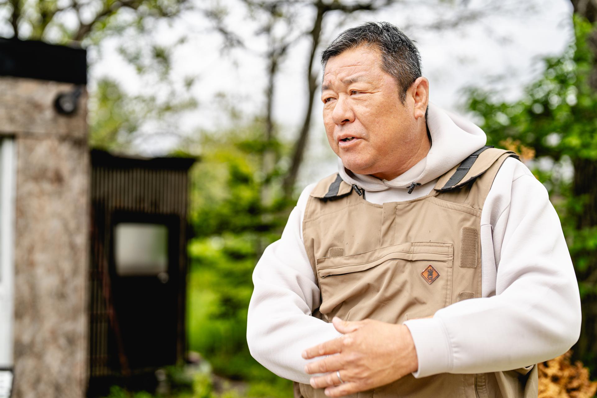 「鶴の里キャンプフィールド」オーナーの小田桐さん