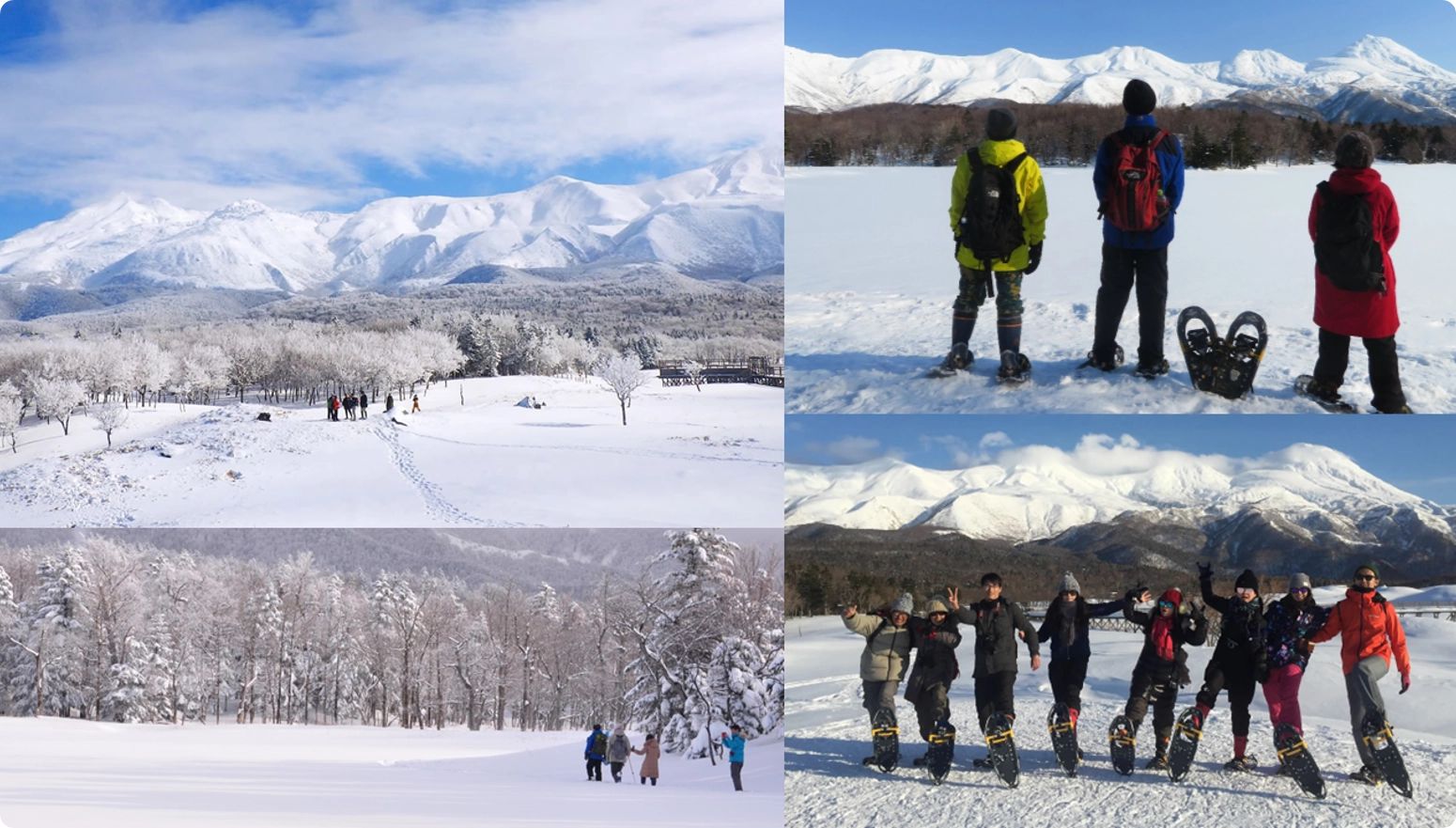 冬季知床五湖雪鞋徒步游